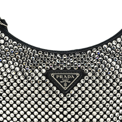 Prada Satin Crystal Mini Re-Edition 2000 Bag Cristal 8 of 10
