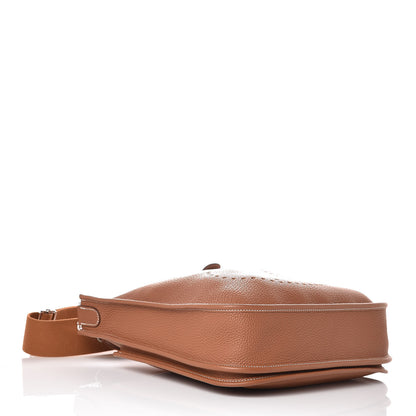 Hermes Taurillon Clemence Evelyne III PM Gold 4 of 8