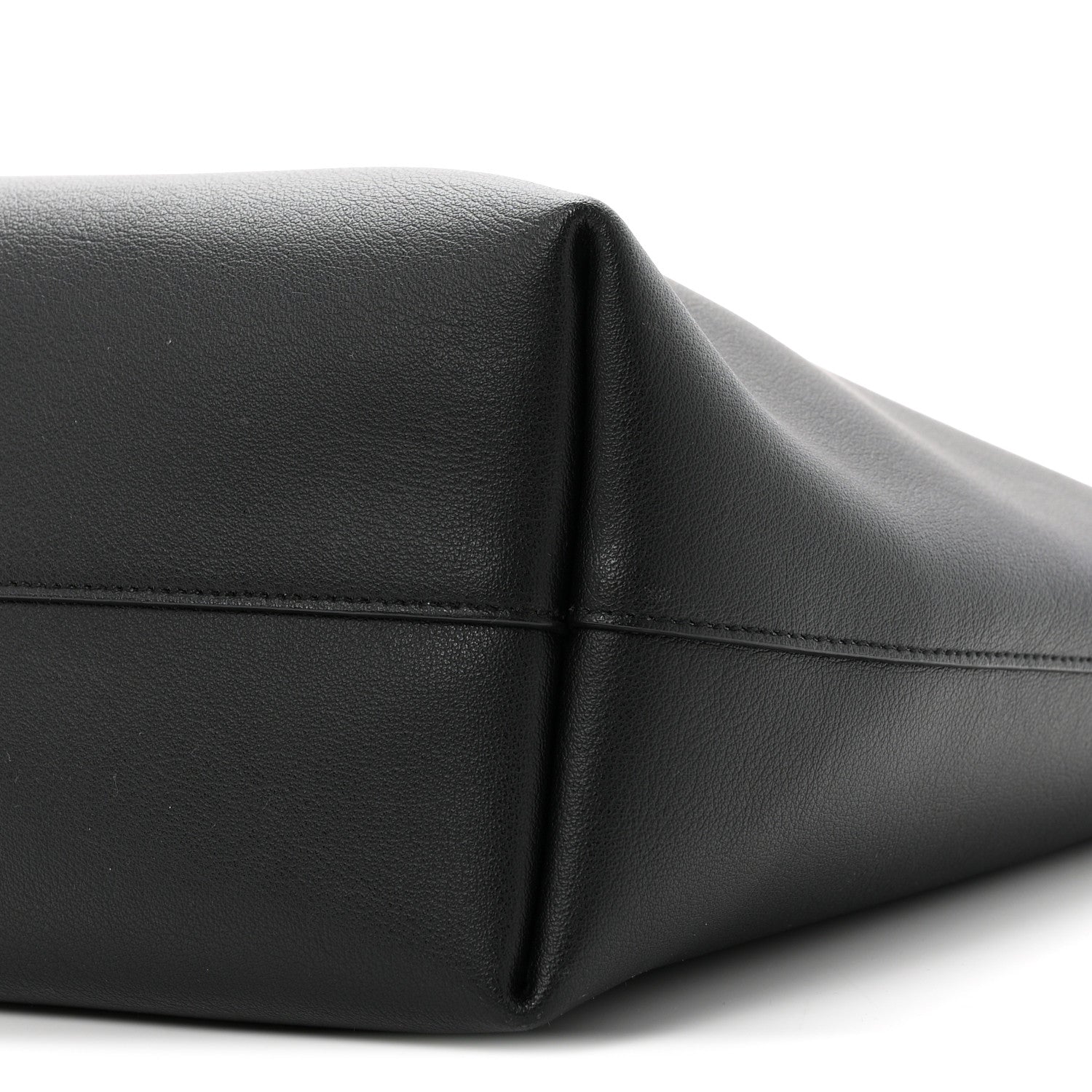 Saint Laurent Calfskin Large Shopping Tote Black 10 of 10