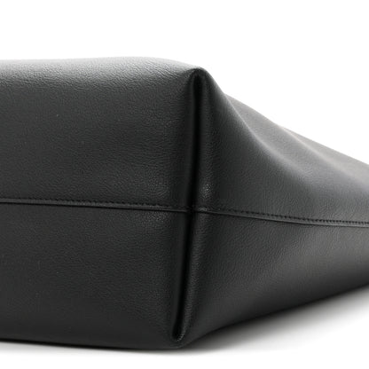 Saint Laurent Calfskin Large Shopping Tote Black 10 of 10