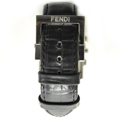 Fendi Stainless Steel Alligator 32mm Orologi Quartz Watch Black 4 of 7