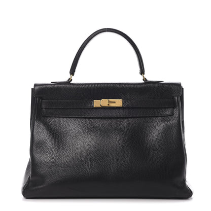 Hermes Ardennes Kelly Retourne 35 Black 1 of 20