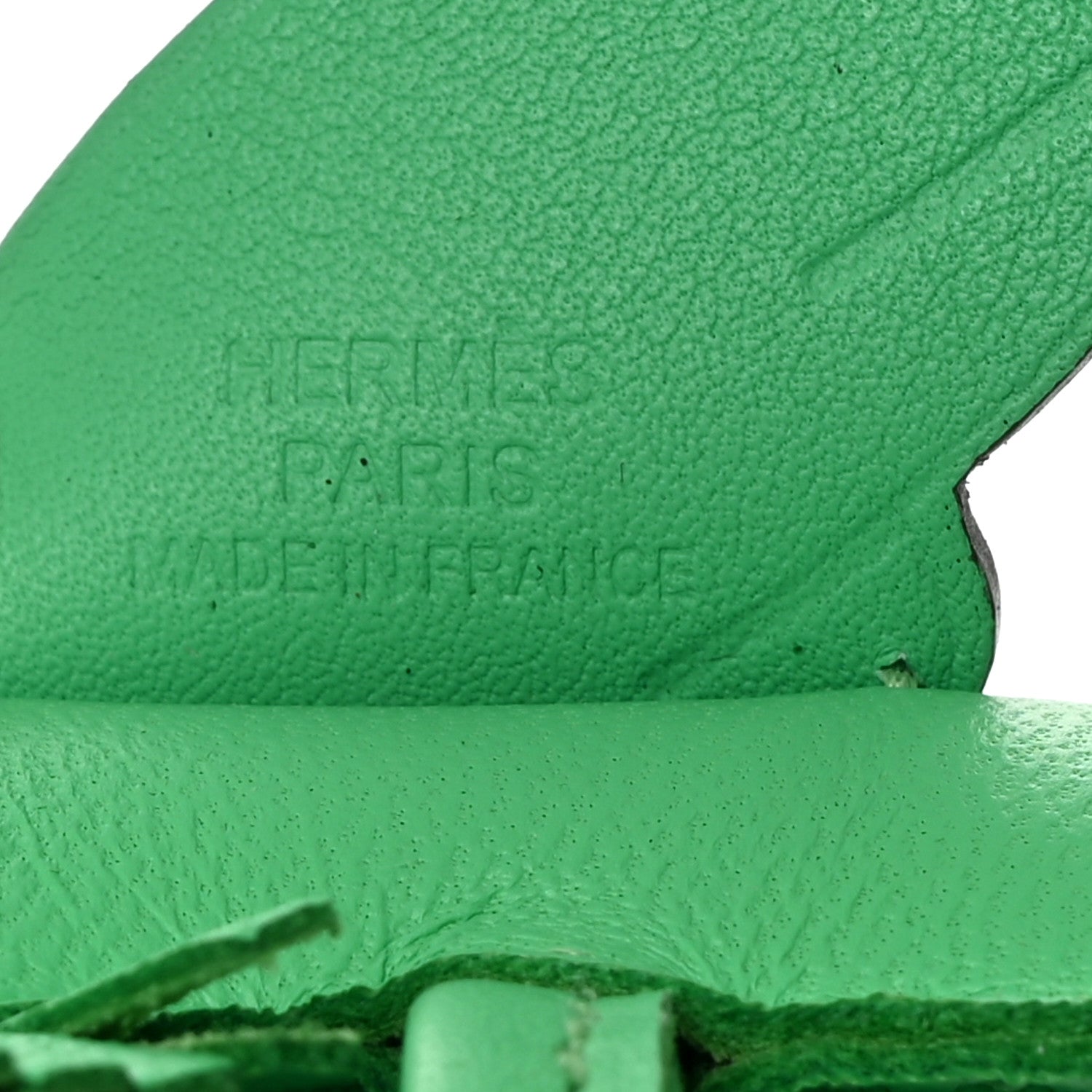 Hermes Milo Lambskin Grigri Rodeo Pegase Horse Bag Charm PM Vert Comics 4 of 5