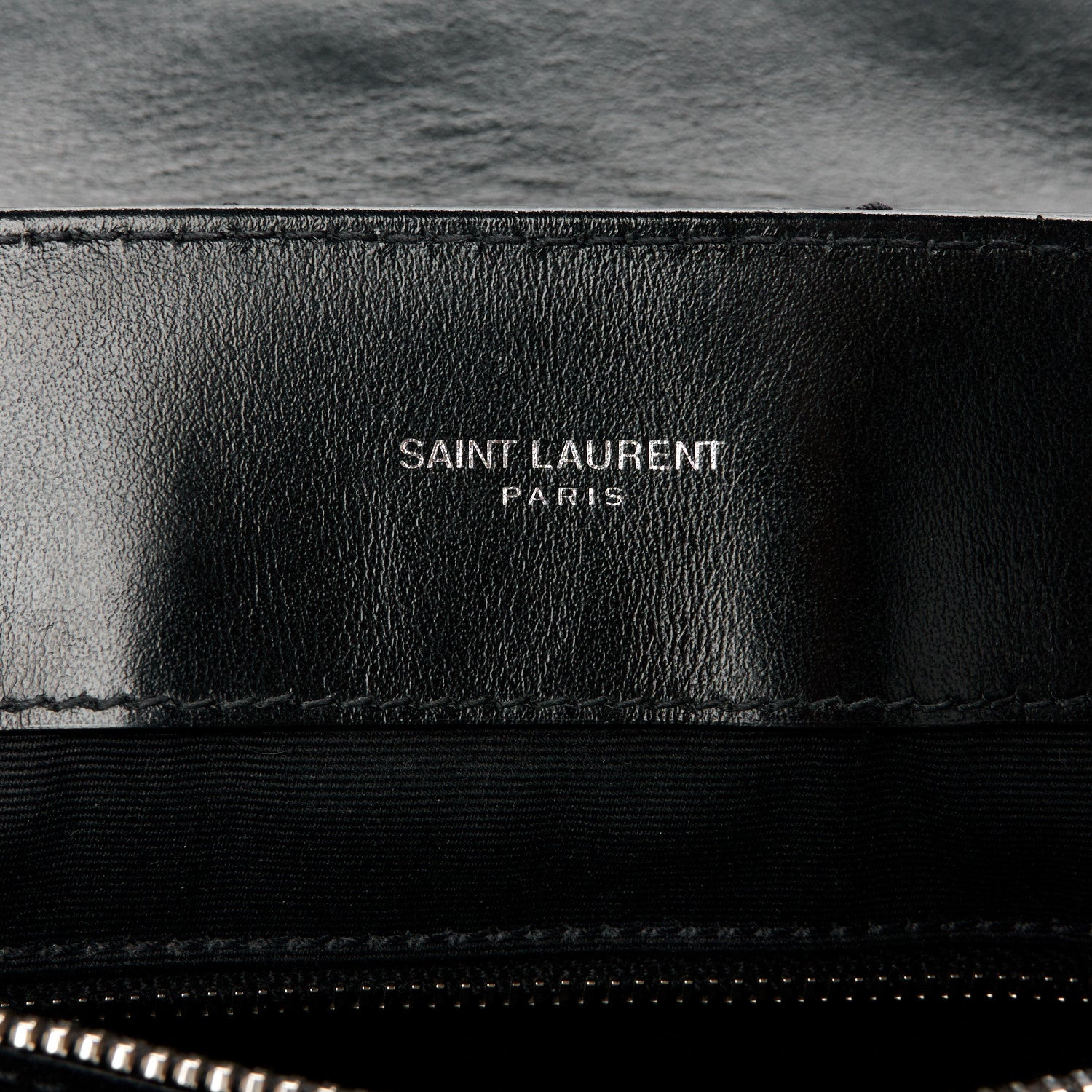 Saint Laurent Calfskin Y Quilted Monogram Medium Loulou Chain Satchel Black 6 of 11