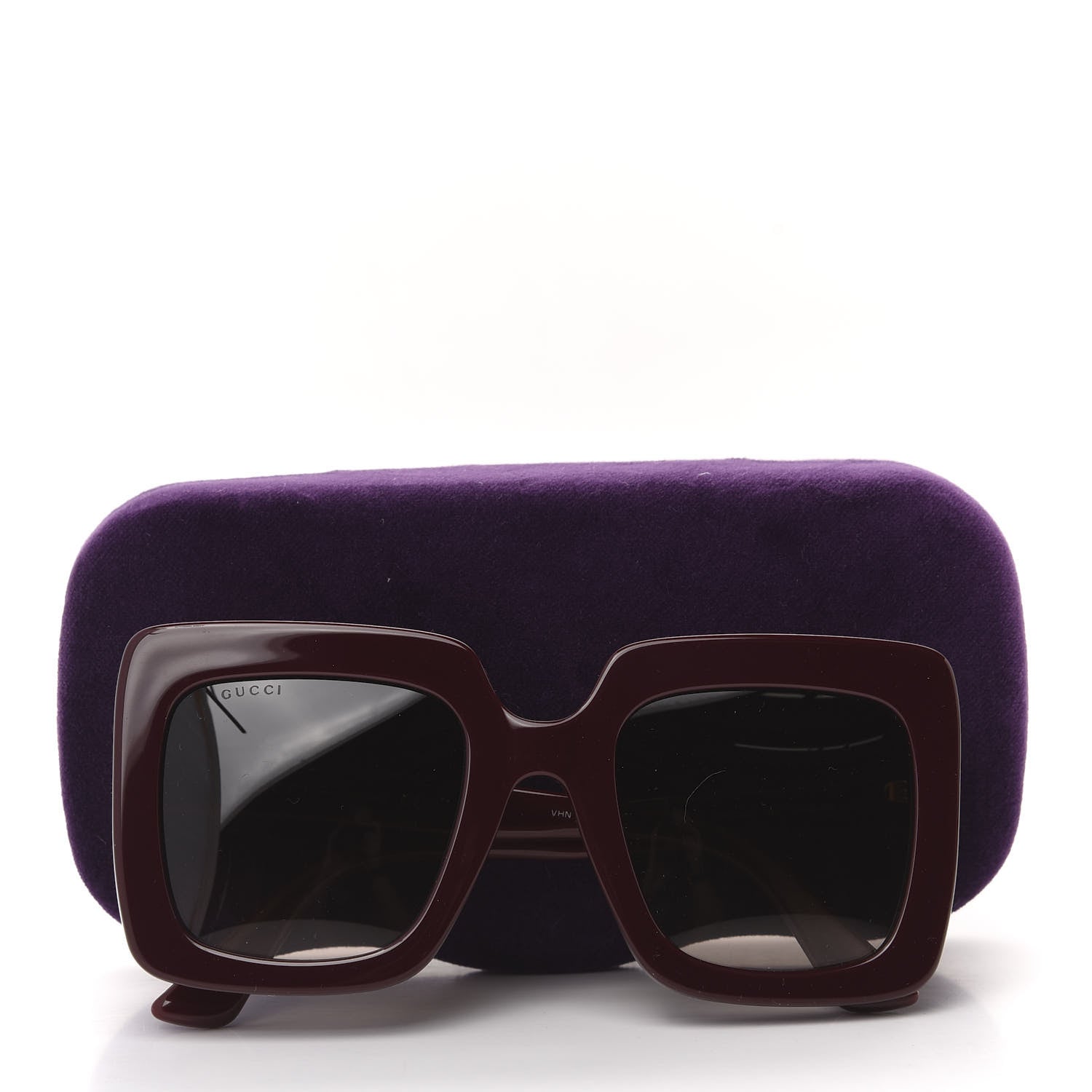Gucci Acetate Oversize Sunglasses GG0328S Red 7 of 7