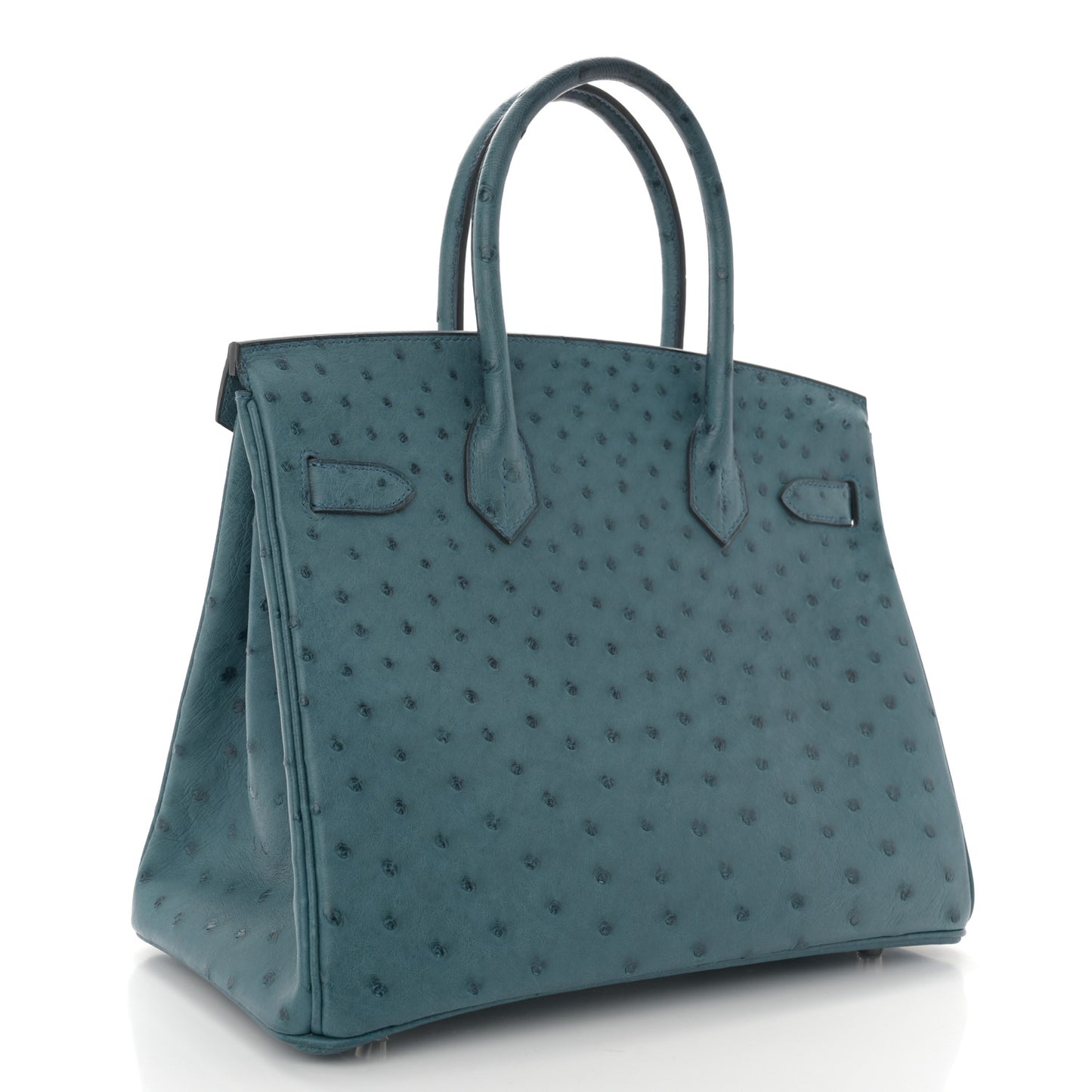 Ostrich Birkin 30 Cobalt