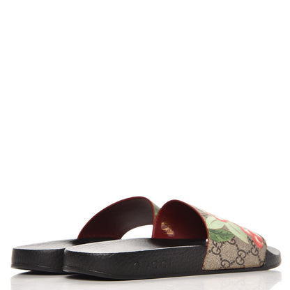 Gucci GG Supreme Monogram Tian Womens Slide Sandals 38 Beige Multicolor 4 of 8
