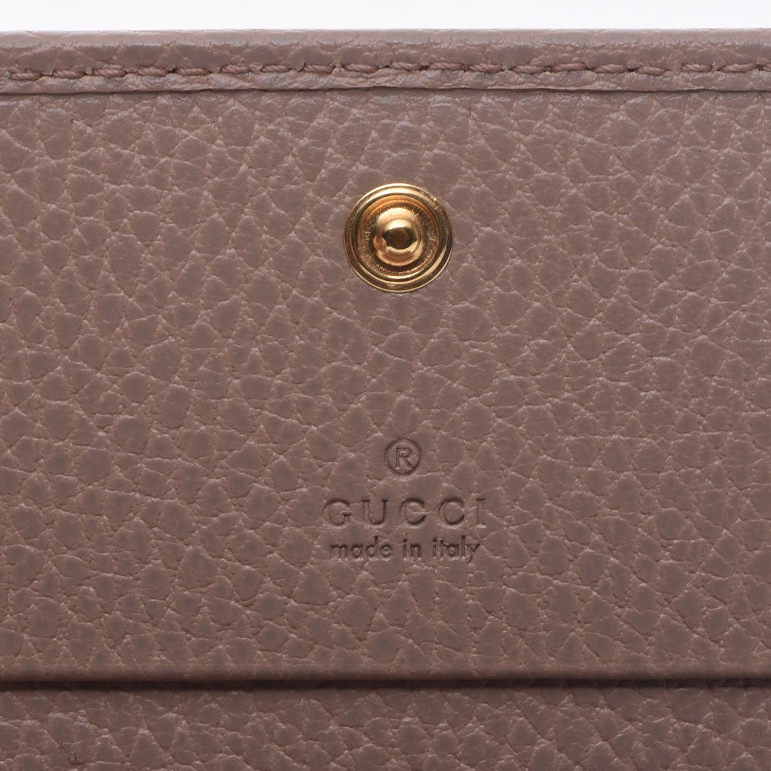 Gucci Pebbled Calfskin GG Marmont Card Case Porcelain Rose 6 of 10