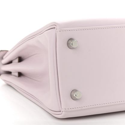 Hermes Swift Kelly Retourne 25 Mauve Pale 9 of 10