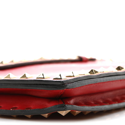 Valentino Garavani Nappa Rockstud Wristlet Clutch Rosso Valentino 9 of 10