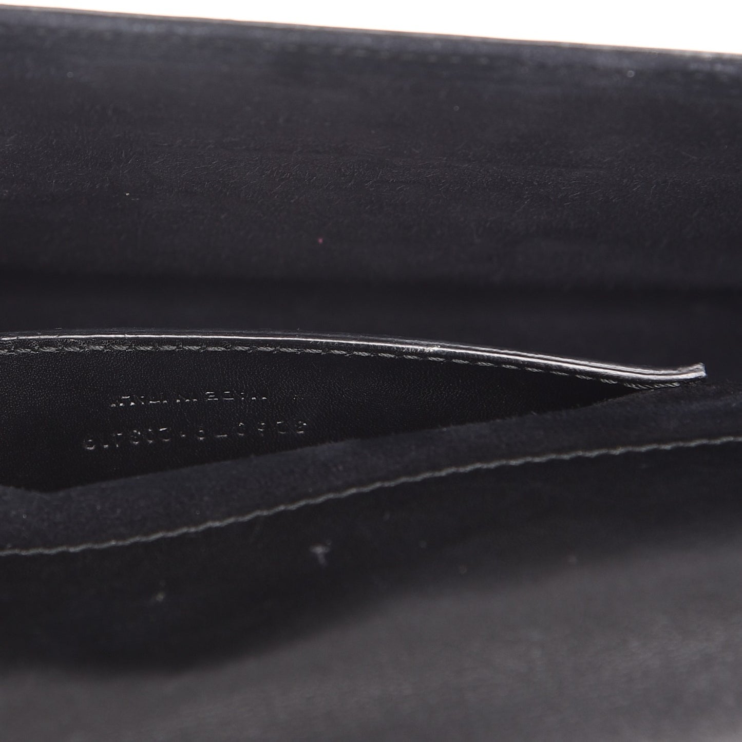 Calfskin Classic Monogram Clutch Black