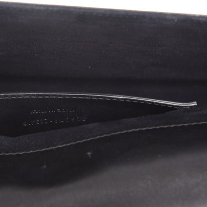 Saint Laurent Calfskin Classic Monogram Clutch Black 7 of 7