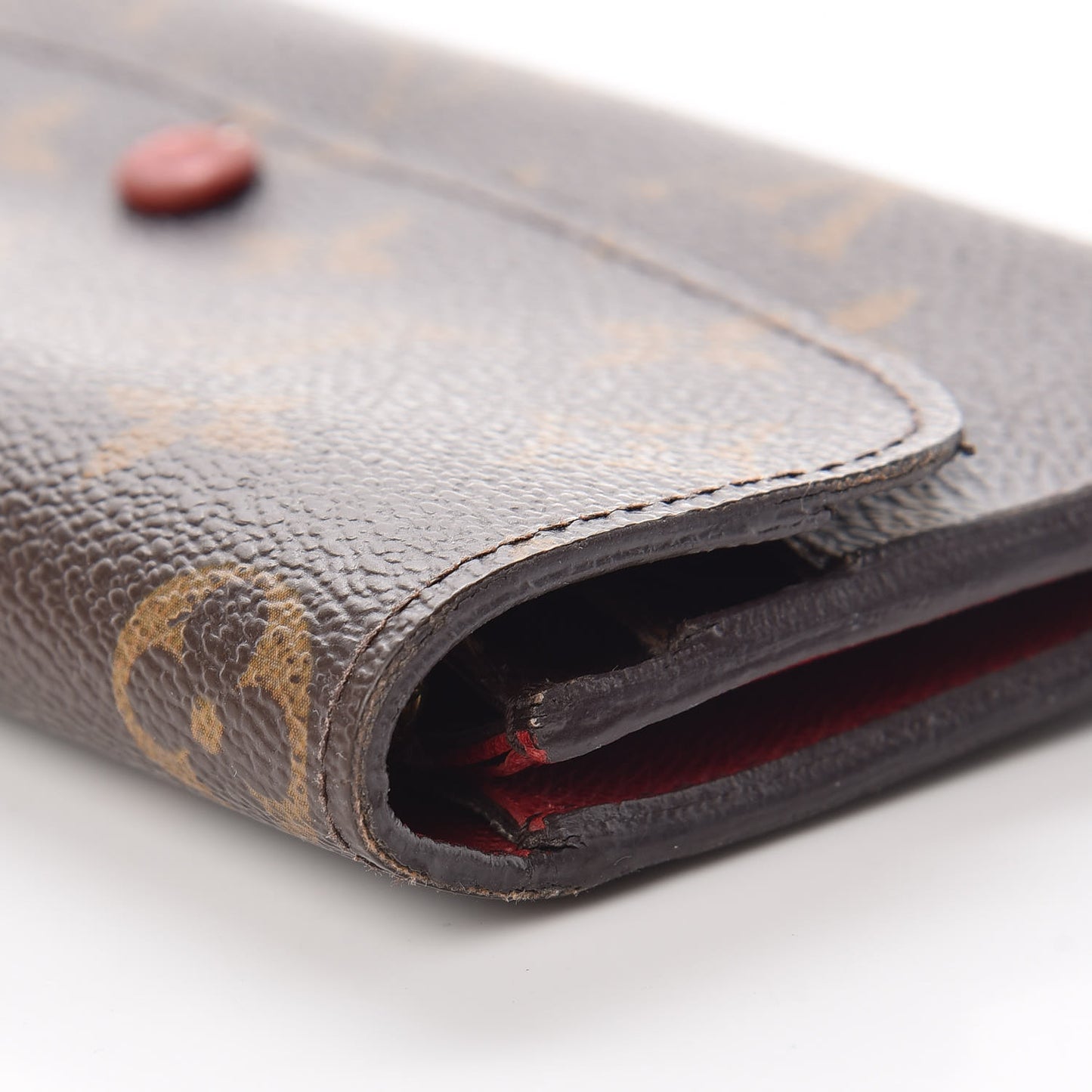Monogram Emilie Wallet Red