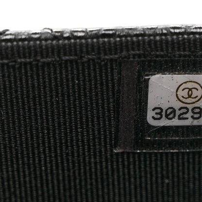 Chanel Caviar Quilted Flap Card Holder Wallet Black 8 of 9