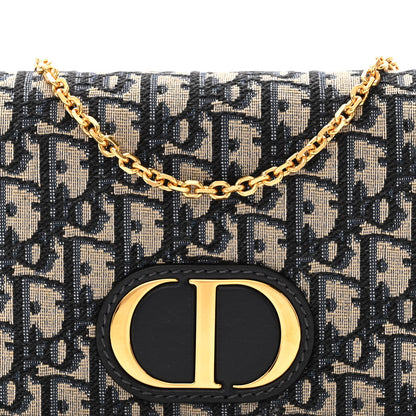 Christian Dior Oblique 30 Montaigne 2-In-1 Pouch Blue 7 of 10