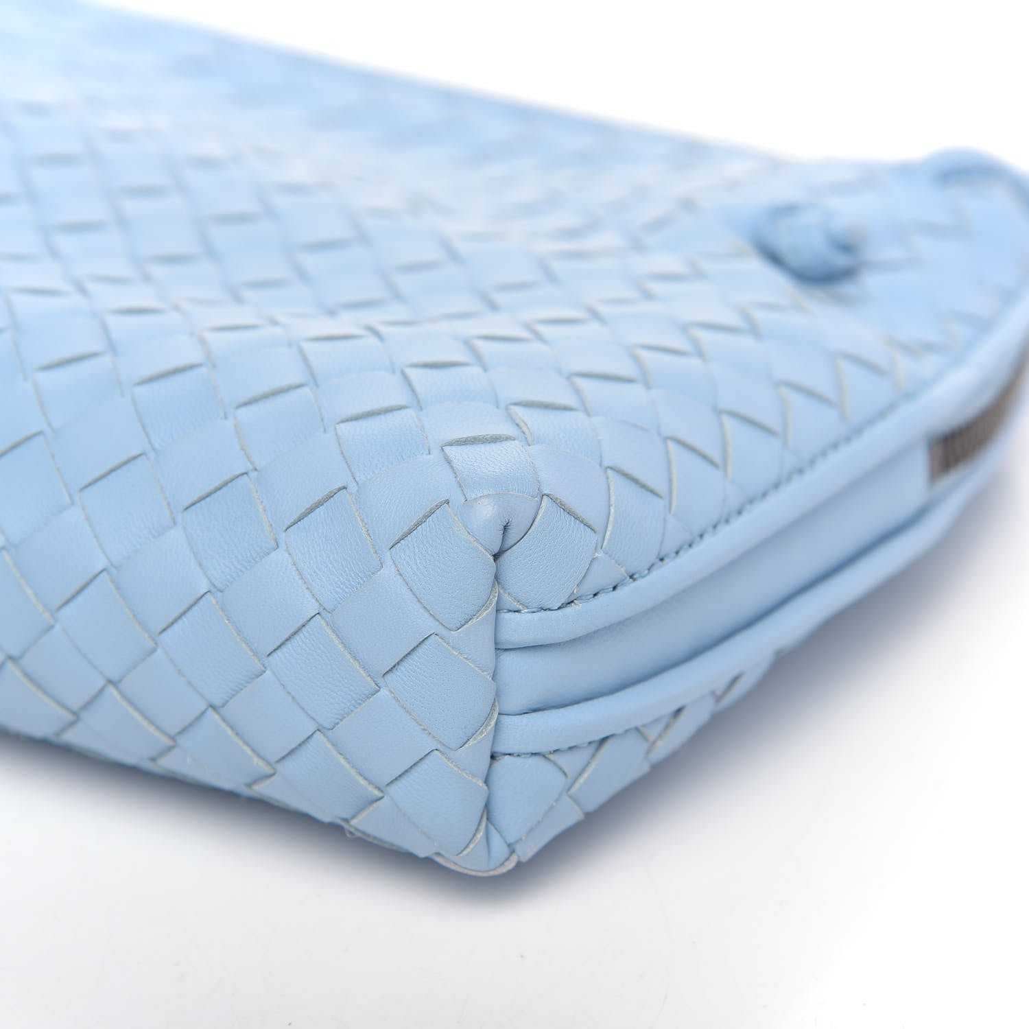Bottega Veneta Nappa Intrecciato Nodini Crossbody Messenger Ice 9 of 9