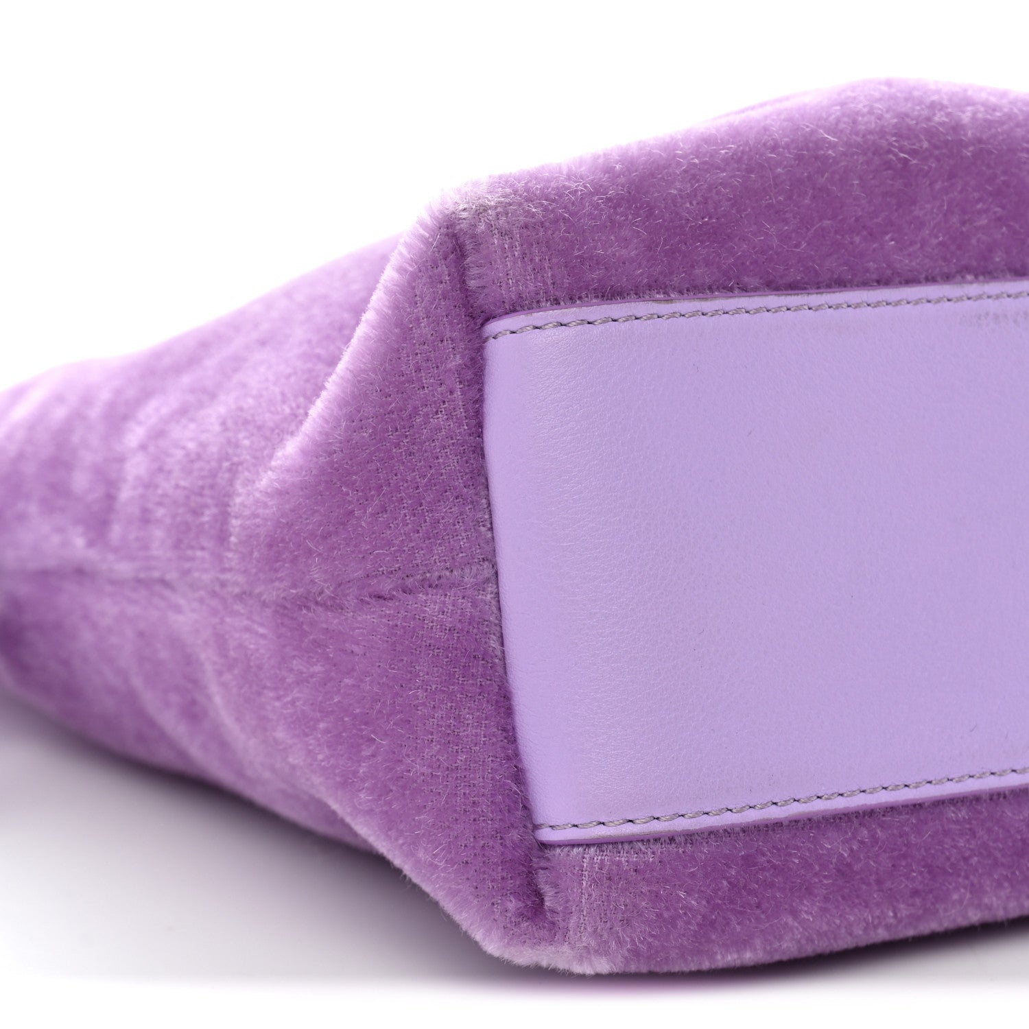 Loewe Mohair Flamenco Medium Knot Clutch Purple 8 of 9
