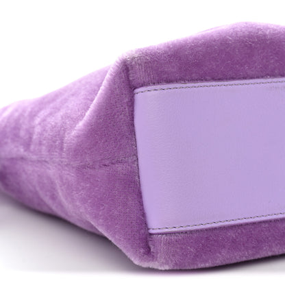 Loewe Mohair Flamenco Medium Knot Clutch Purple 8 of 9