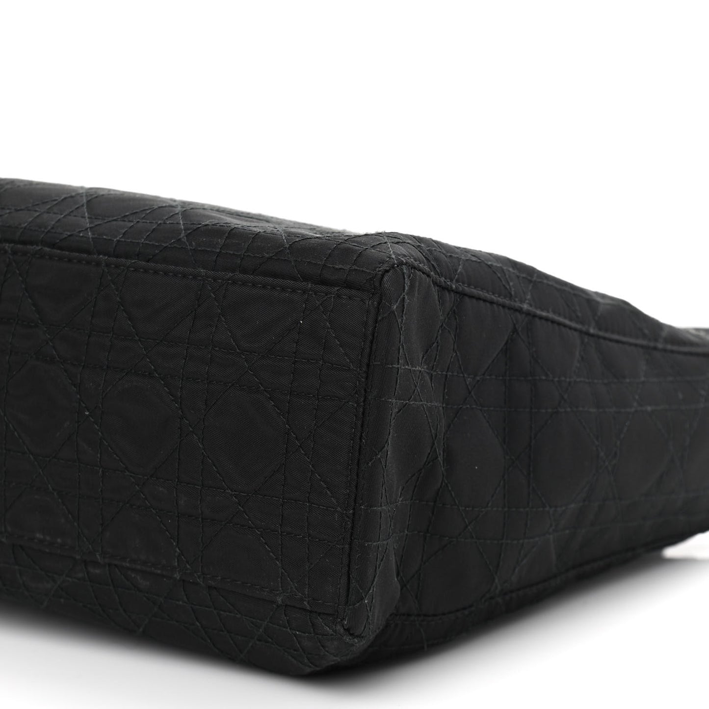 Nylon Cannage Large Lady Dior Black