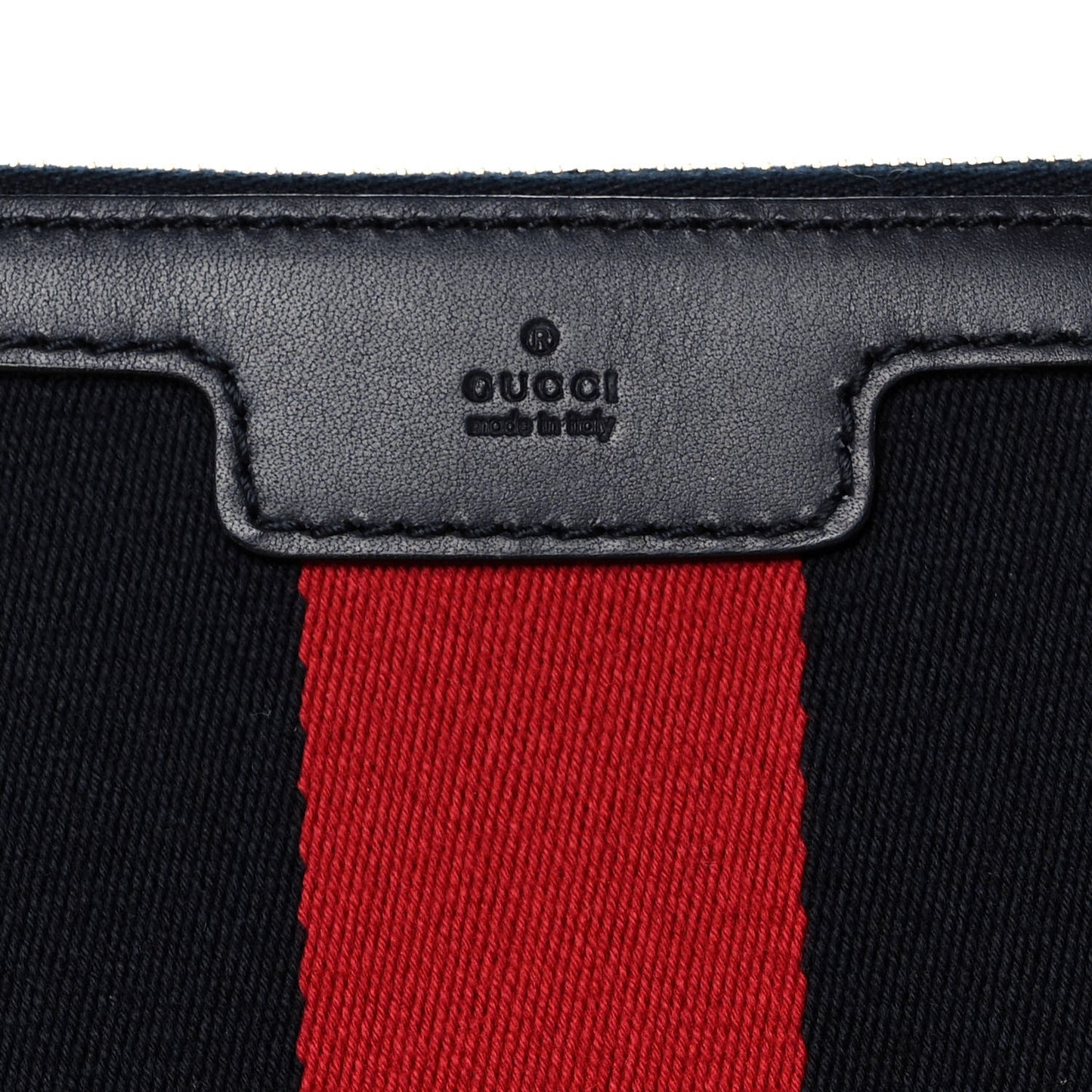 Monogram Vintage Web Medium Half Moon Hobo Navy