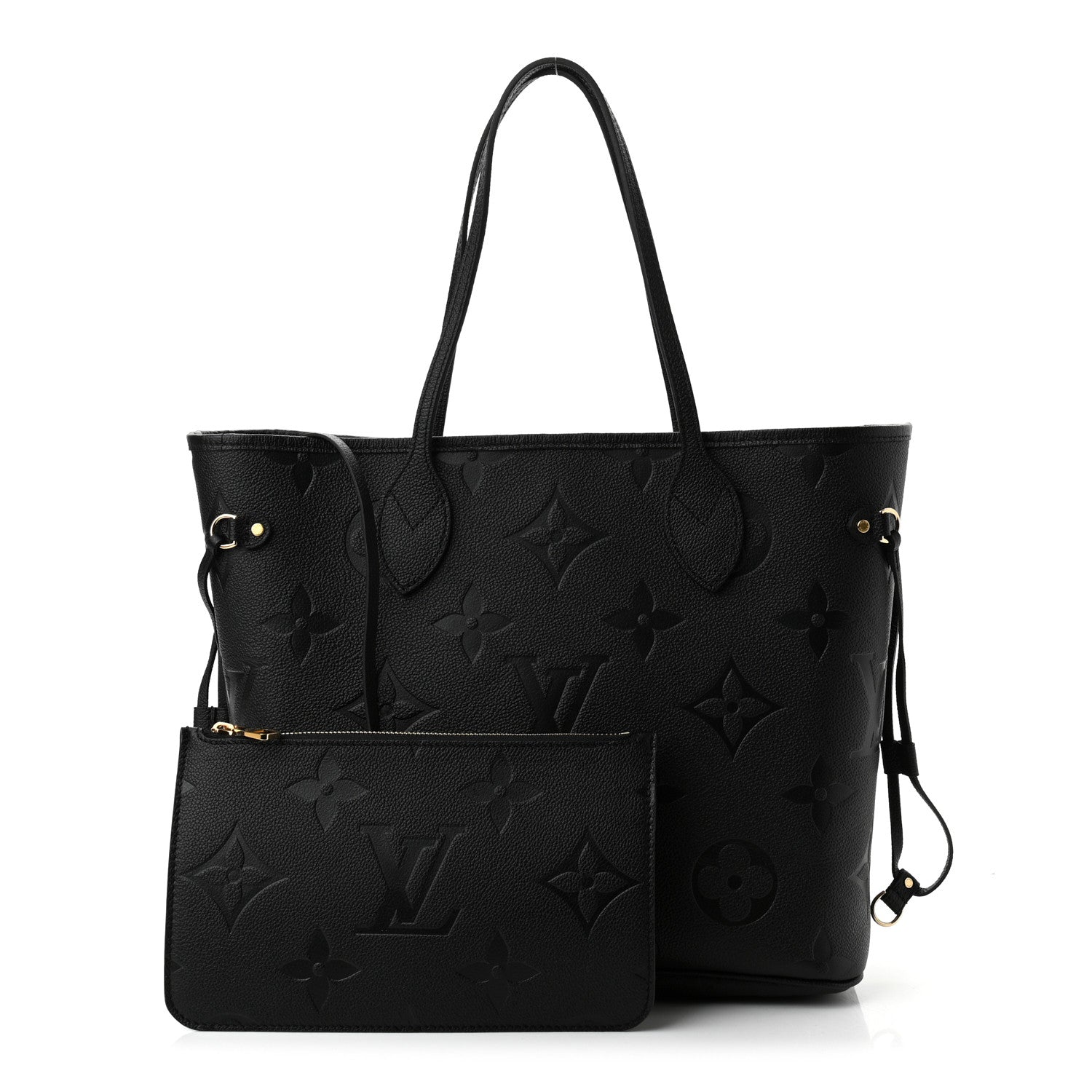 Louis Vuitton Empreinte Monogram Giant Neverfull MM Black 1 of 11