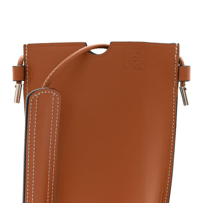 Loewe Smooth Calfskin Anagram Phone Pouch Tan 7 of 9