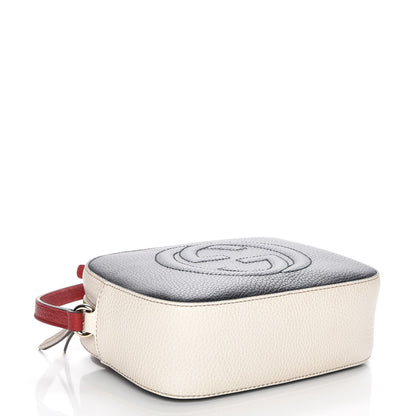 Gucci Dollar Calfskin Small Soho Disco Bag Blue Hibiscus Red Mystic White 4 of 7