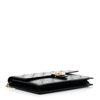 Gucci Guccissima Icon Chain Wallet Black 5 of 11