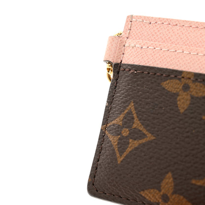 Louis Vuitton Monogram LV Charms Card Holder Rose Ballerine 7 of 9