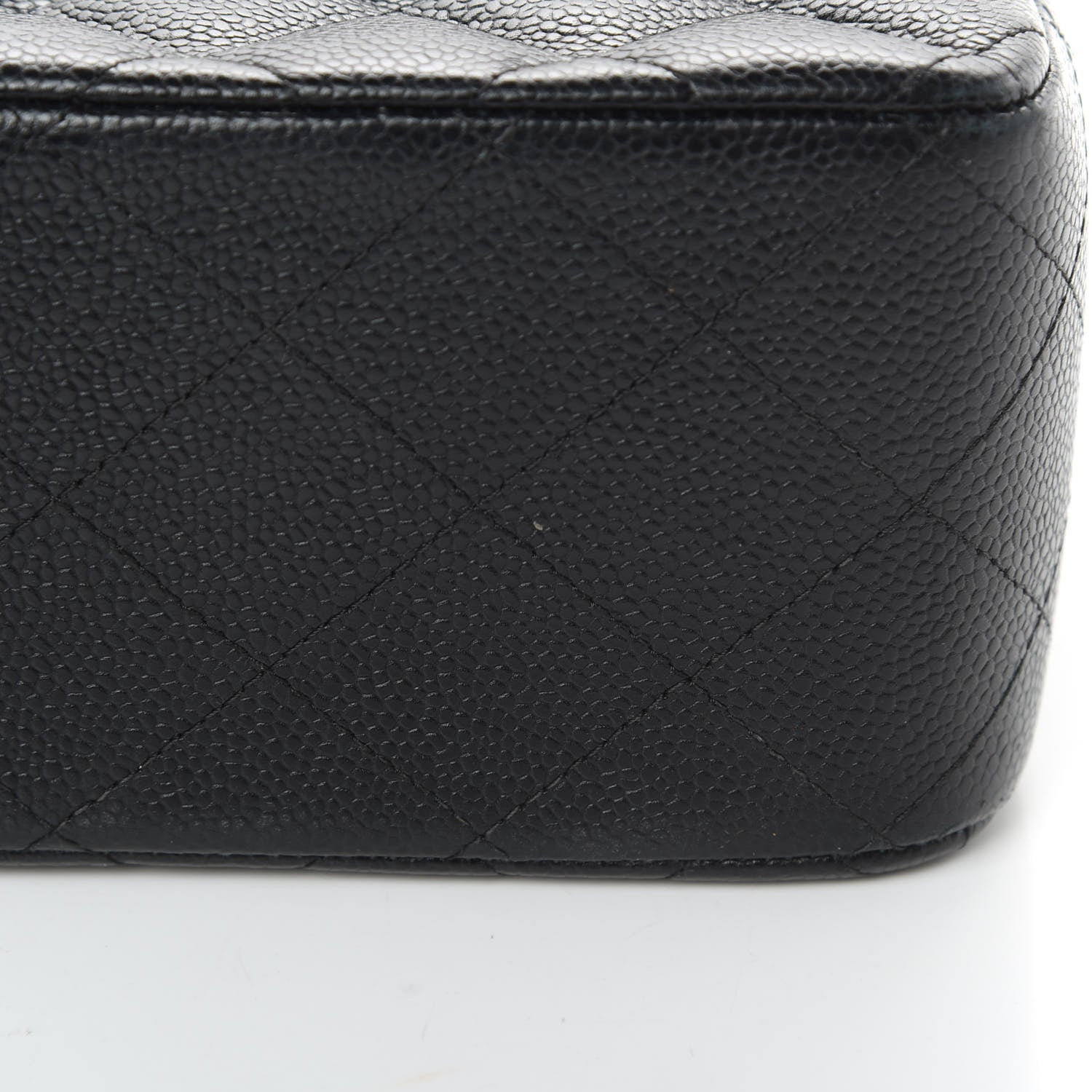 Chanel Caviar Quilted Jumbo Double Flap Black 15 of 16