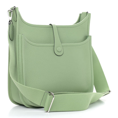 Hermes Taurillon Maurice Evelyne III PM Vert Criquet 2 of 7