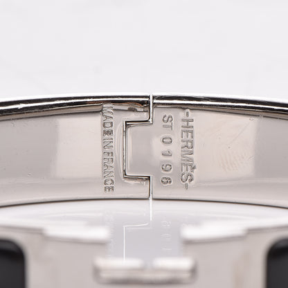Hermes Enamel Narrow Clic Clac H Bracelet PM Black 4 of 5