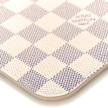 Louis Vuitton Damier Azur Neverfull MM GM Pochette Rose Ballerine 8 of 8