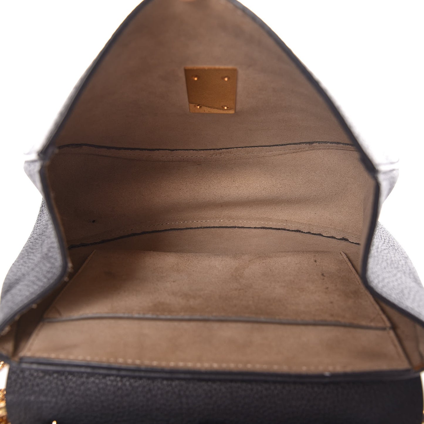 Grained Lambskin Drew Shoulder Bag Black