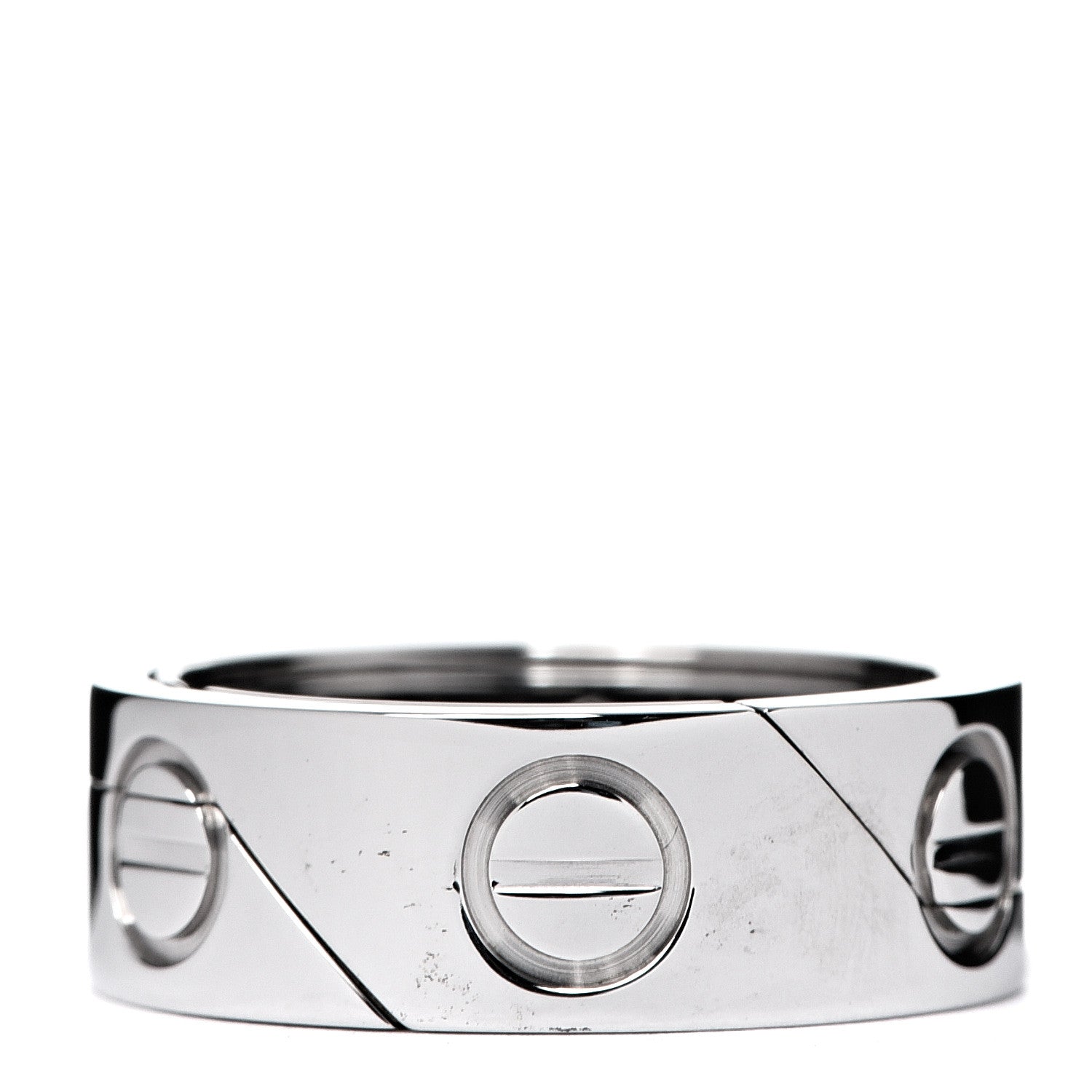 Cartier 18K White Gold 7mm Astro LOVE Ring 51 5.75 1 of 6
