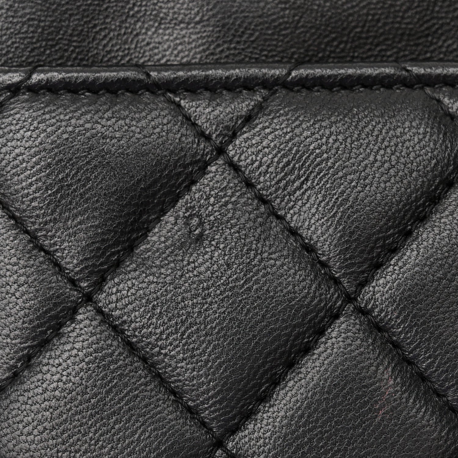 Chanel Lambskin Quilted Boy Wallet On Chain WOC Black 14 of 17