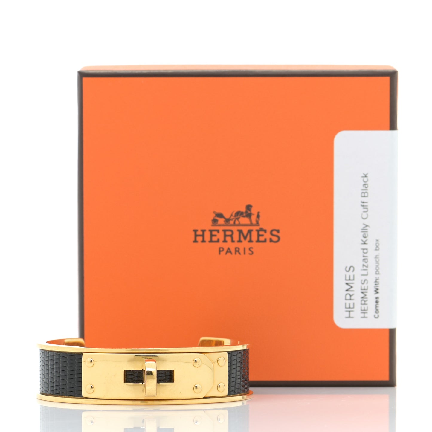 Lizard Kelly Cuff Black