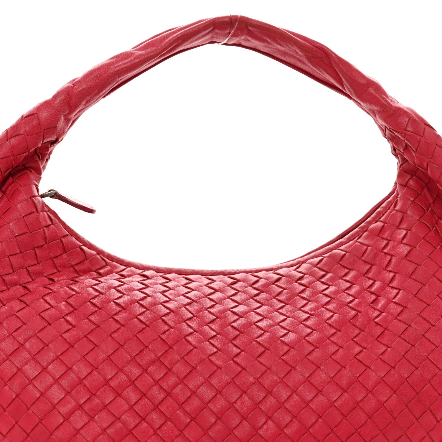 Bottega Veneta Nappa Intrecciato Medium Belly Veneta Hobo Fuchsia 4 of 10
