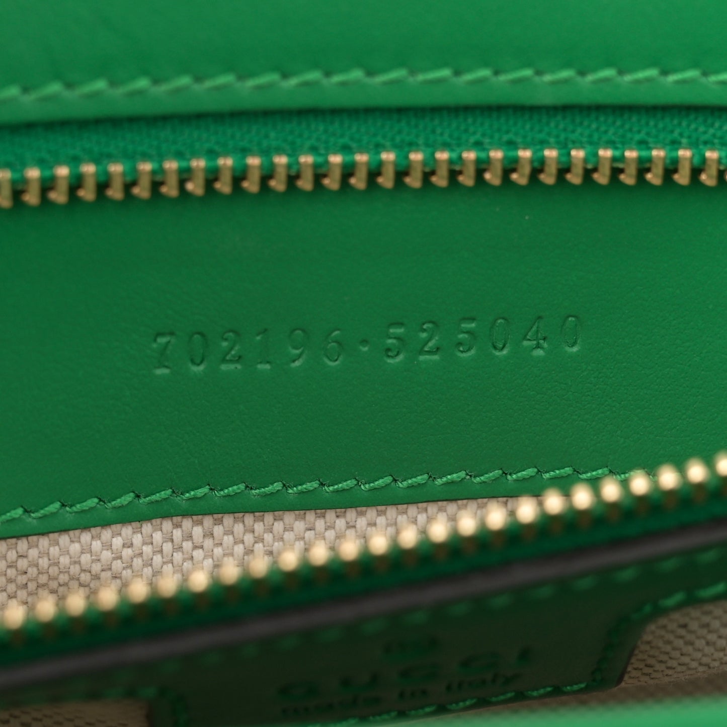 Calfskin GG Matelasse Large Slim Chain Shoulder Bag Spring Green Natural