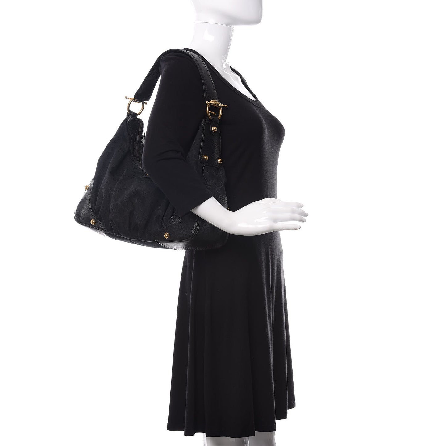 Monogram Medium Jockey Hobo