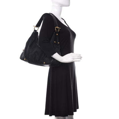 Gucci Monogram Medium Jockey Hobo 2 of 10