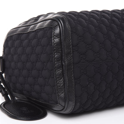 Gucci Guccissima Neoprene Medium Techno Tag Boston Black 8 of 14
