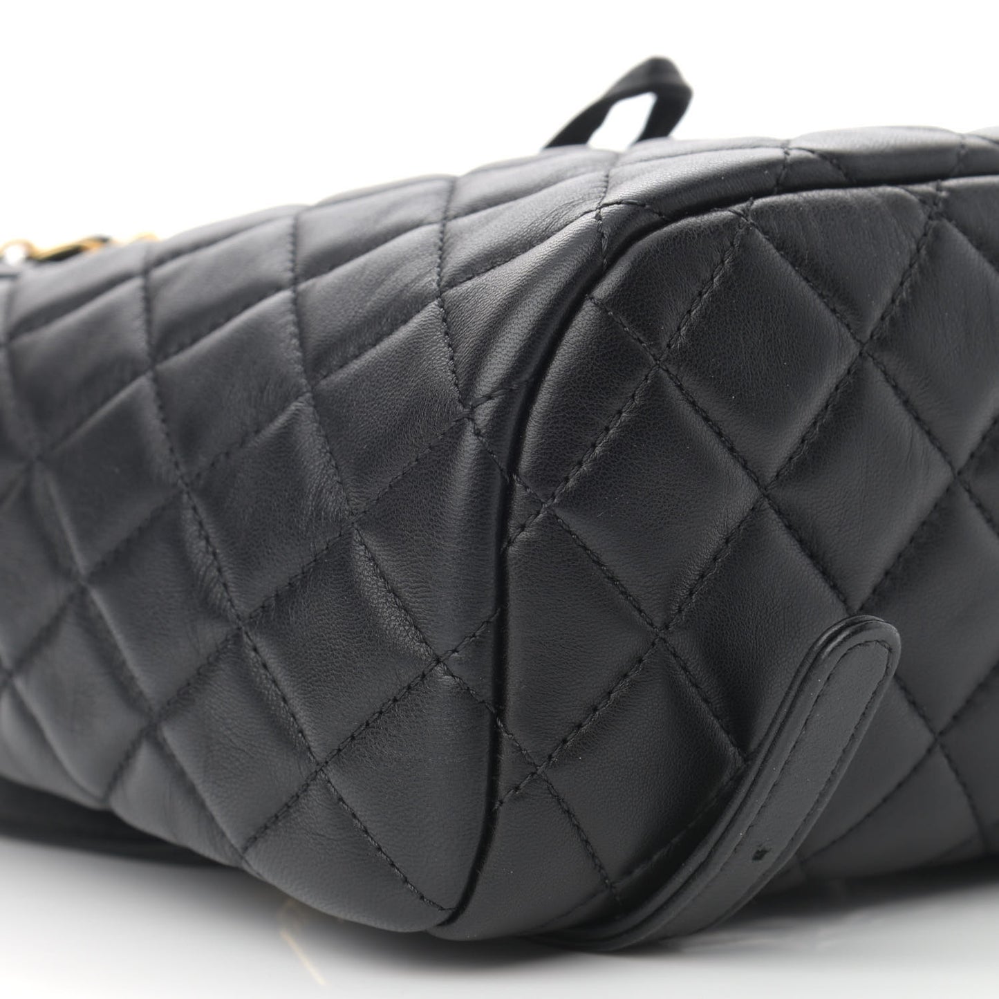Lambskin Quilted Mini Urban Spirit Backpack Black