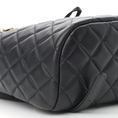 Chanel Lambskin Quilted Mini Urban Spirit Backpack Black 9 of 12