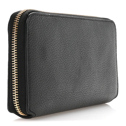 Chloe Grained Calfskin Marcie Long Zip Around Wallet Black 3 of 8
