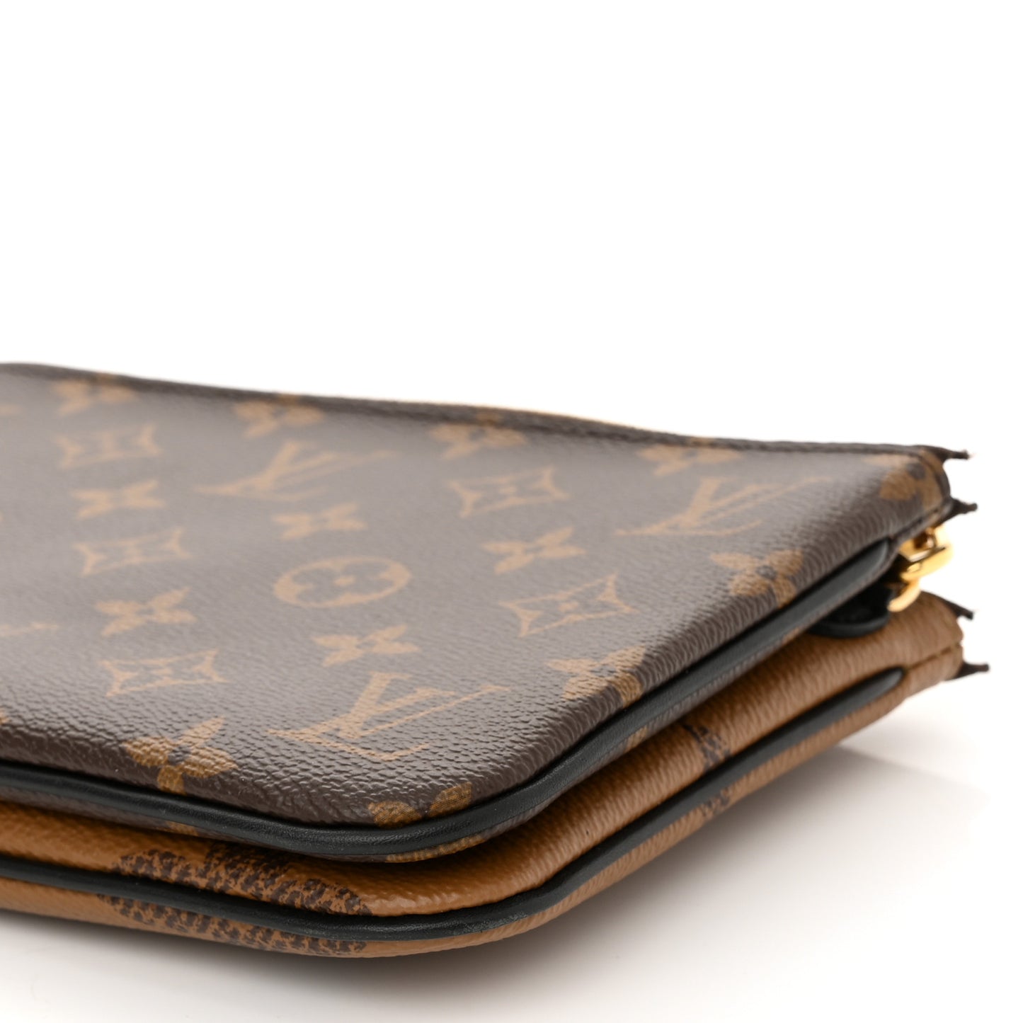 Reverse Monogram Giant Double Zip Pochette
