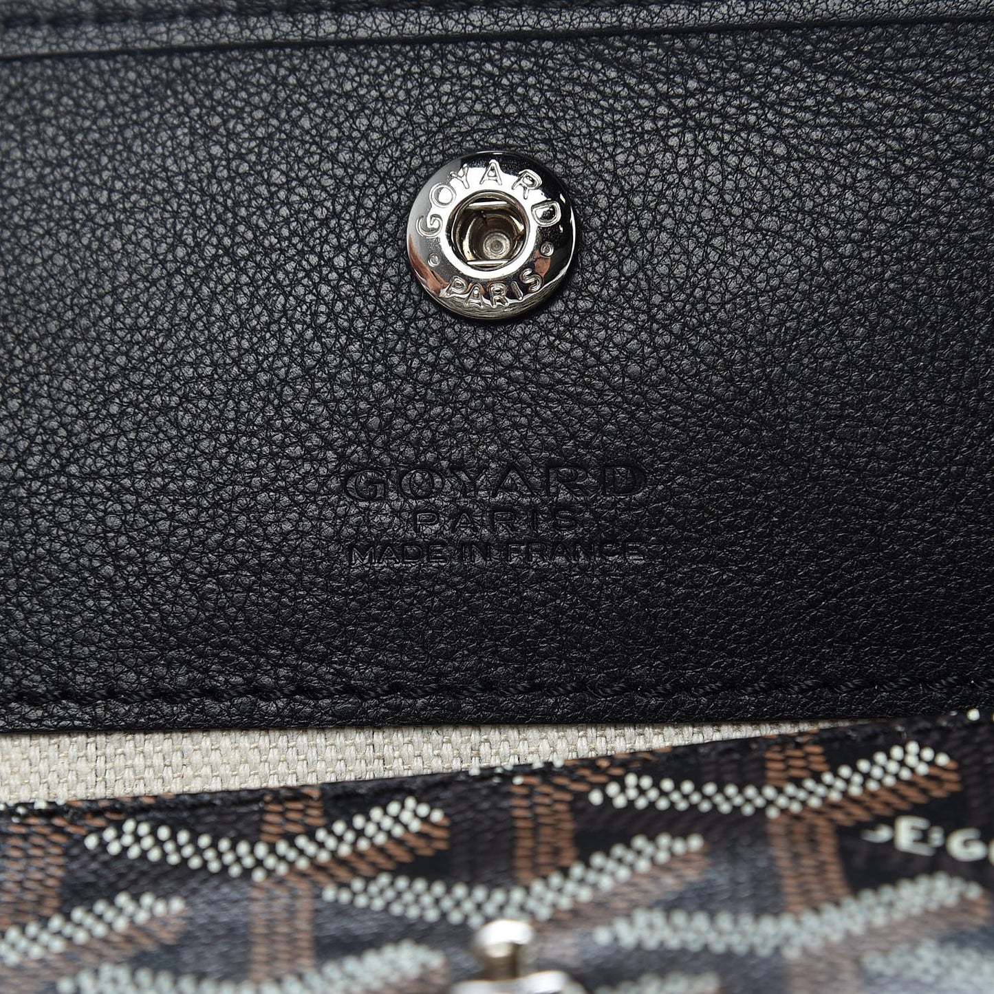Goyardine Pouch Black