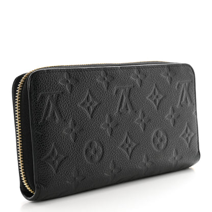 Louis Vuitton Empreinte Zippy Wallet Black 3 of 9