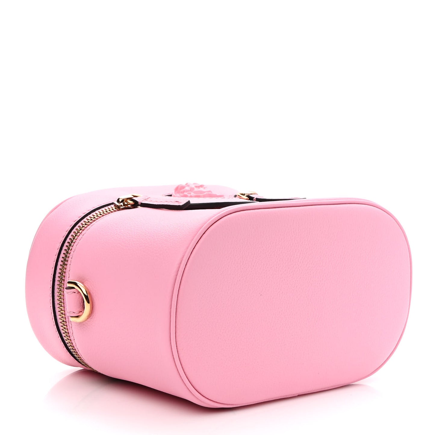 Grained Calfskin Medusa Vanity Case Pink