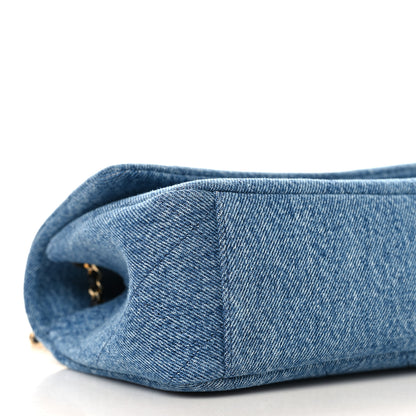 Chanel Denim Quilted Eyes On You Flap Blue 17 of 23